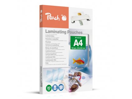 Laminovacie fólie Peach A4 216 x 303 mm, 80mic / bal. 100 ks