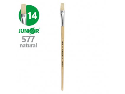 Štetec plochý JUNIOR č. 14" 577 Natural