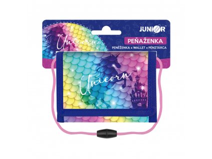 Detská textilná peňaženka - Seria 6 - Unicorn