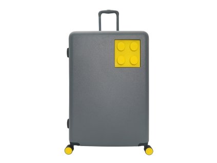 LEGO kufor na kolieskach URBAN 24" - Tmavo šedý-žltý