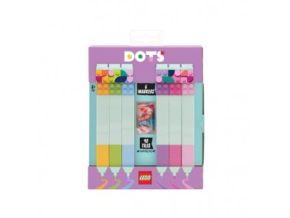LEGO DOTS Fixy, mix barev - 6 Ks