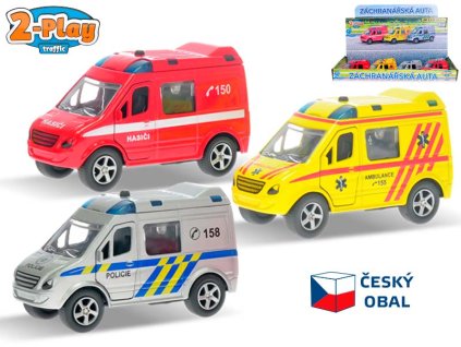 Auto 8cm spätný chod 3druhy 12ks v DBX