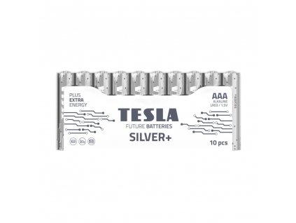 Batéria alkalická TESLA Silver+ AAA 1,5V - 10ks