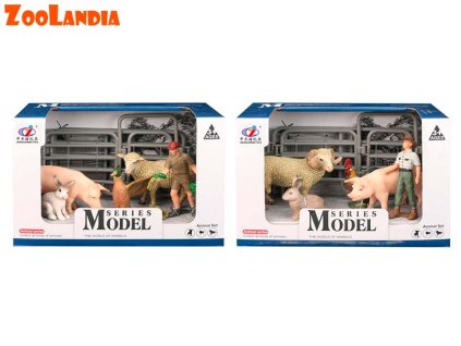 Zoolandia zvieratká farma s doplnkami 2druhy v krabičke