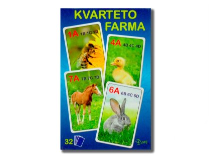Kvarteto farma 7x10,5x1,5cm 32ks v krabičke