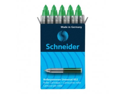Náplň pre rollery Schneider Cartridge 852 0,6 mm/5 ks - zelená