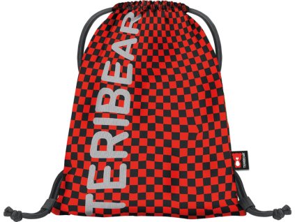 BAAGL Vrecko Skate TERIBEAR červené