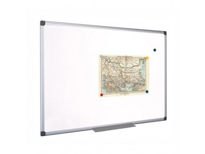 Biela, magnetická, utierateľná tabuľa, hliníkový rám, 100 x 100cm