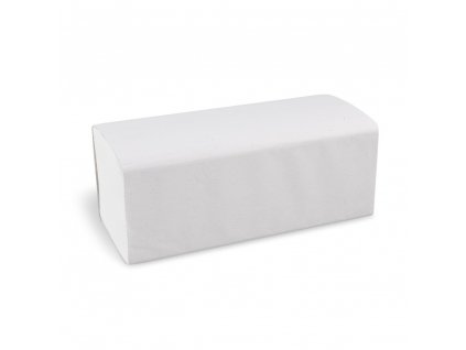 Papierový uterák ZZ skladaný V 2vrstvový biely 24 x 21 cm [4000 ks]