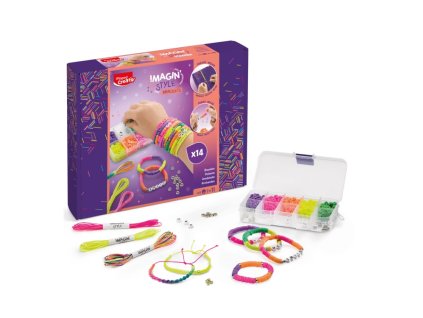 Kreatívna súprava MAPED Imagin' Style Bracelets Neon - Náramky