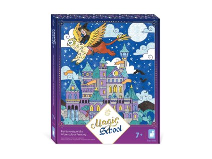 Janod Atelier Maxi Kreatívna sada Maľovanie vodovými farbami Magická škola od 7 rokov