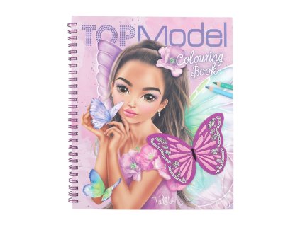 Omaľovánka Top Model s flitrovým motýľom - Talita Fairy Love