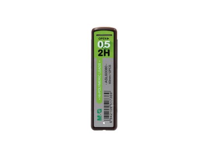 Grafitové tuhy M&G Terra 2H/0,5 mm /12 ks