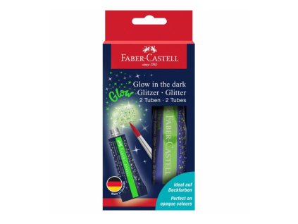 Svietiace trblietky Glow v tube, 2 x12 ml