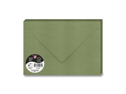 Obálka CF - C5 zemitá zelená 120g (20ks)
