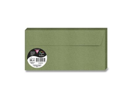 Obálka CF - DL zemitá zelená 120g (20ks)