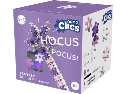 Ekologická stavebnica Nano Clics Fantázia 125 ks