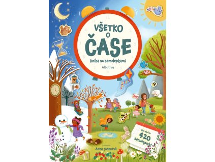Kniha so samolepkami - Všetko o čase