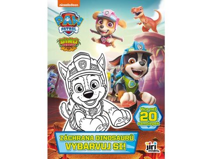 Tlapková patrola - Vybarvuj si! Záchrana Dinosaurů