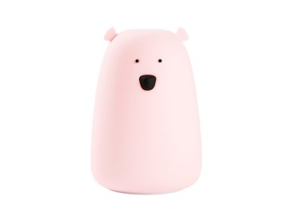 Detská dotyková lampa Veľký medvedík Ružový