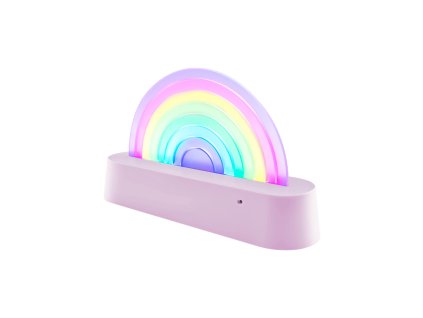 Tancujúca lampa Dúha fialová