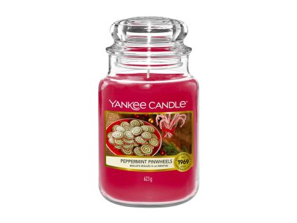 Sviečka Yankee Candle - Peppermint Pinwheels, veľká