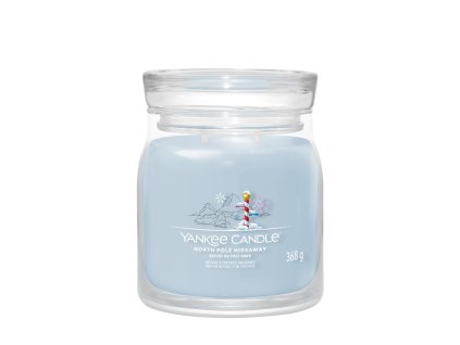 Sviečka Yankee Candle - NORTH POLE HIDEAWAY, stredná