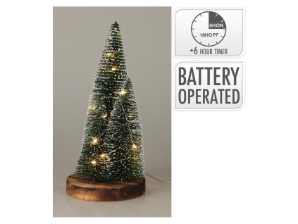 Vianočné stromčeky s LED osvetlením 30 cm
