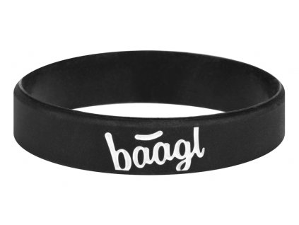 BAAGL Svietiaci náramok Logo čierny