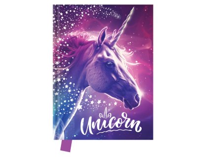 Pamätník JUNIOR 14x18 cm, 80 list. čistý - Unicorn