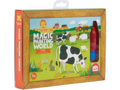 Tiger Tribe Magické omalovánky Magic Painting World - Farm