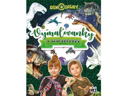 Omaľovánky JM s tetovaním Dinosaury