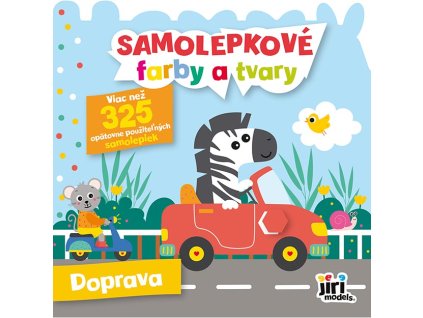 Samolepkové farby a tvary pre najmenších JM Dopravné prostriedky