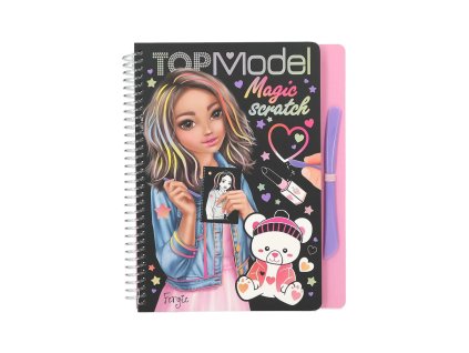 Vyškrabovací zošit Top Model - Fergie, blok so škrabadlom