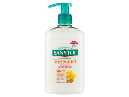 SANYTOL dezinfekčné mydlo vyživujúce Mandľové mlieko & Materská kašička 250 ml
