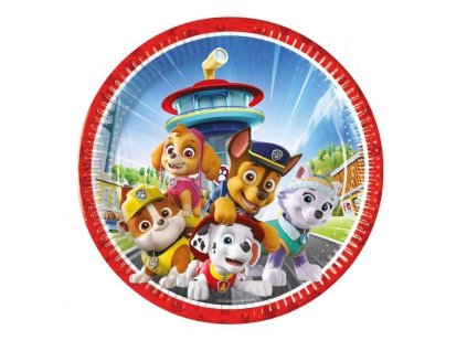 Tanier papierový pr.23 cm Paw Patrol 8 ks