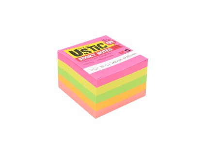 Blok lepiaci M&G 51x51 mm (5 neónových farieb v balení)