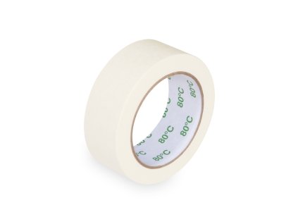 Lepiaca páska krep biela 50 m x 38 mm (do+80°C)