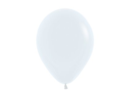 Balón Solid 25 cm, biely /100ks/