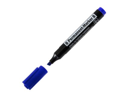 Popisovač Permanent B - modrý