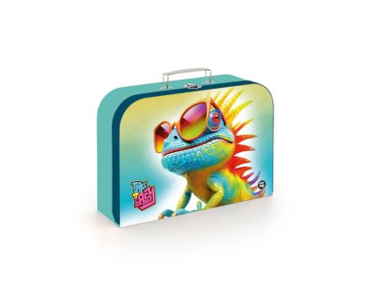Detský kufrík lamino 34 cm - Chameleón