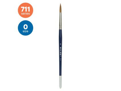 Štetec guľatý MILAN Fine Selection č. 0 - 711
