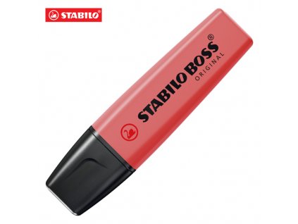 Zvýrazňovač STABILO BOSS ORIGINAL červený