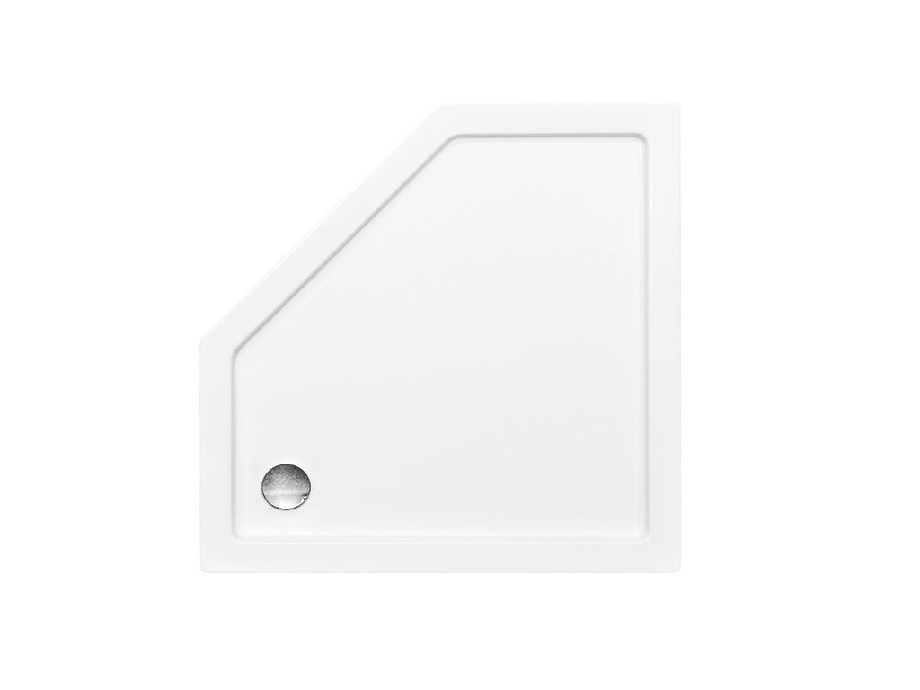 Sprchová vanička Bergo Slim Pentagon 90x90x6