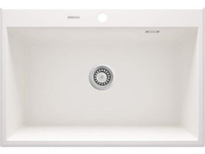 Eridan granitový drez, bielý