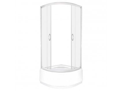 Sprchový kút Lava Quarter Circle s vaničkou