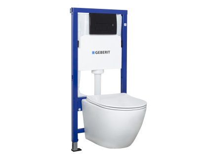 Geberit Duofix Basic Delos White/Delta závesná WC súprava