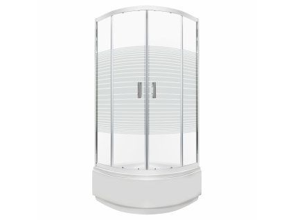 Madera GL Štvrťkruhový sprchový kút s vaničkou