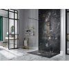 Aveo Due Black Walk In sprchový kút