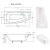 Akrylová vaňa Luna 150x80